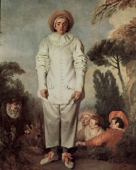 Jean-Antoine Watteau Gilles oil painting image